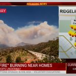 Ridgeline Fire Earlier Today
