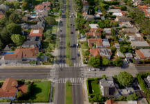 Highland Ave Southbound Centered