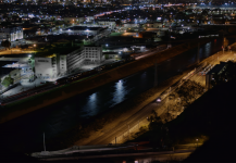 Night Lincoln Heights Trains