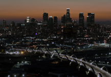 Magic Hour Over 6th Street Bridge