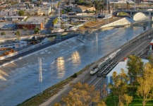 Metro Rail Reflection