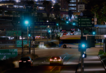 Night Broadway & Aliso Commute