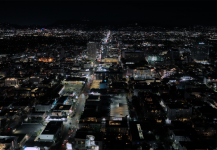 Night Mid-Wilshire La Brea